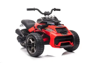 Elektro Kindermotorrad, Dreirad, 12V7A, 2 Motoren, MP3 + Leder, Mod.118